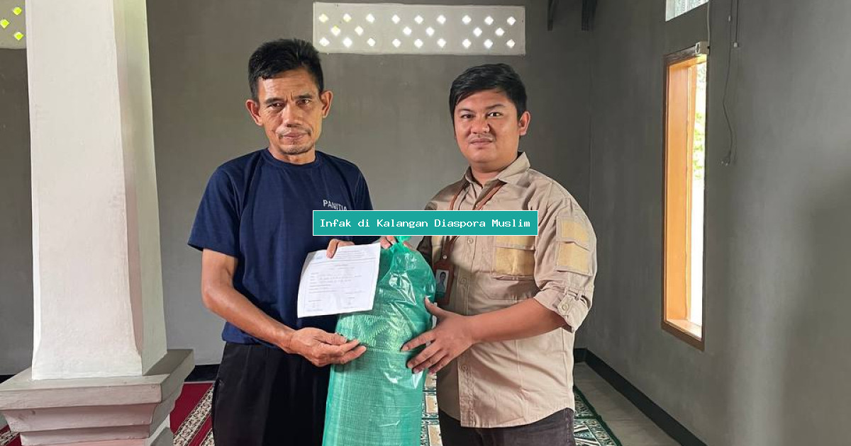 Infak di Kalangan Diaspora Muslim